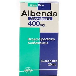 ALBENDA 400 MG SUSPENSION 20 ML