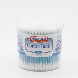 FAMILY TRAIN COTTON BUDS CIRCLE 200 PCS