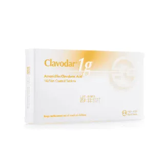 CLAVODAR 1 GM TABLET 14P