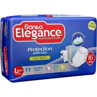 SANITA ELIGANCE ADULT DIAPER LARGE NIGHT 16 X 2 C
