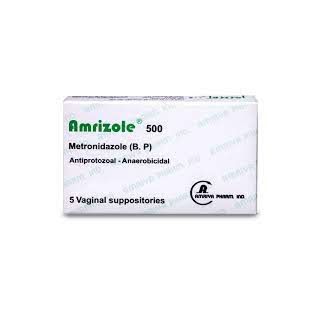 AMRIZOLE 500 MG VAGINAL SUPPOSITORIES 5P