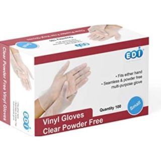 VINYLE GLOVES POWDER FREE SMALL SIZE 80P