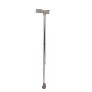 ALUMINUM WALKING STICK WITH ARCUATE HANDLE