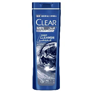 Clear Hair Shampoo Men Deep Cleanse Activated Charcoal And Mint 200 Ml