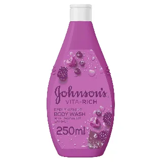Johnson Vita-Rich Body Wash Raspberry 250 Ml