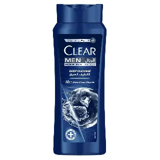 Clear Hair Shampoo Men Deep Cleanse Activated Charcoal And Mint 600 / 700 Ml