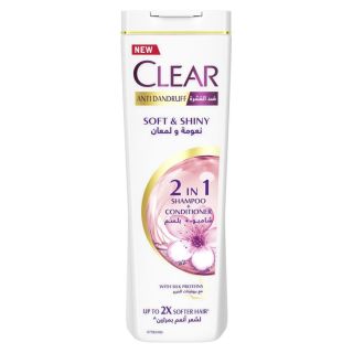 CLEAR HAIR SHAMPOO WOMEN SOFT AND SHINY 400 ML