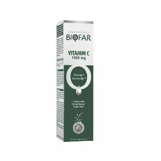 BIOFAR VITAMIN C 1000 MG EFFERVESANT TABLET 20 P