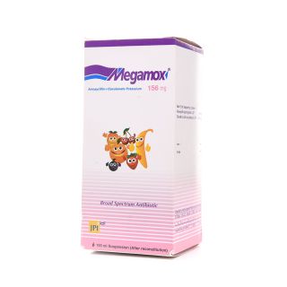 MEGAMOX 156 MG /5 ML SYRUP 100 ML