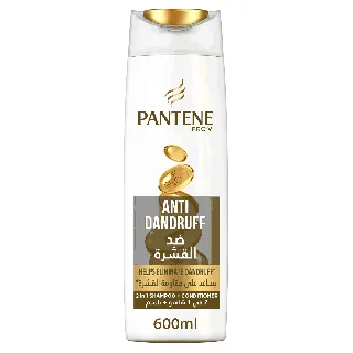 Pantene Hair Shampoo Anti Dandruff 2*1 600/700 Ml