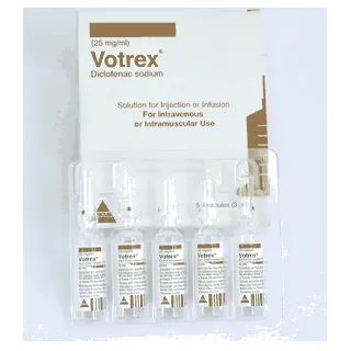VOTREX 75MG AMP 5 P