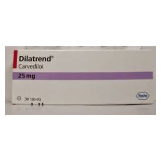 DILATREND 25 MG TABLET 30P
