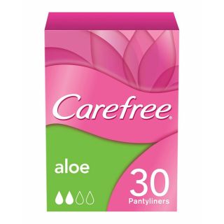 CAREFREE FEMALE NAPKINS ALOE VERA 30 PC