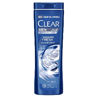 Clear Hair Shampoo Men Shower Fresh Green Tea And Ginseng 200 Ml