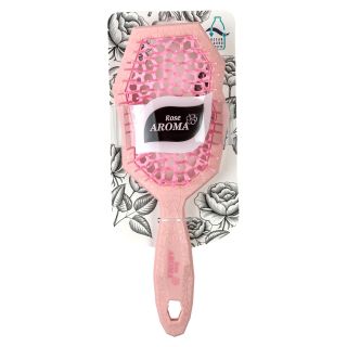 Rose Aroma Hair Brush Green 4726