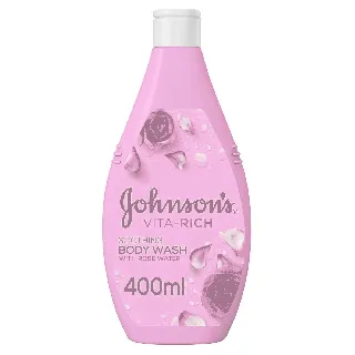 Johnson Vita-Rich Body Wash Rose Water 400 Ml