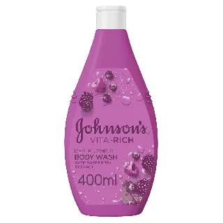 Johnson Vita-Rich Body Wash Raspberry 400 Ml