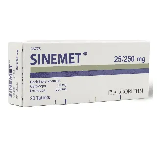 SINEMET 25/250 MG TABLET 20P