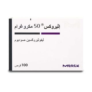 EUTHYROX 50 MCG TABLET 100P