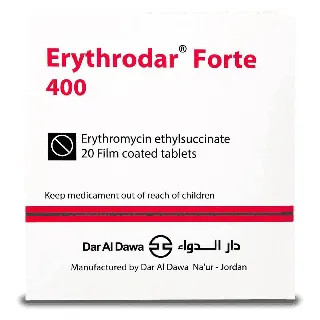 ERYTHRODAR-FORTE 400 MG TABLET 20P