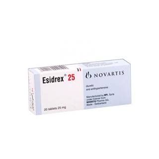 ESIDREX 25 MG TABLET 20P