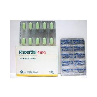 RISPERDAL 4 MG TABLET 60P