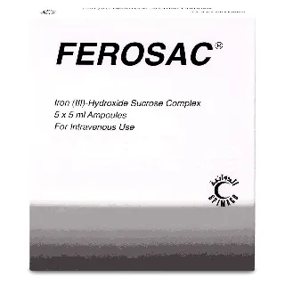 FEROSAC 100 MG AMPOULE 5 ML 5P