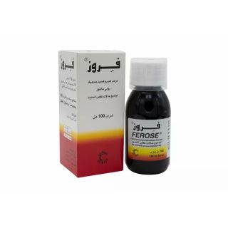 FEROSE 50 MG SYRUP 100 ML