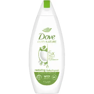 Dove Body Wash Nourishing Skin Coconut And Almond + Loof 250 Ml