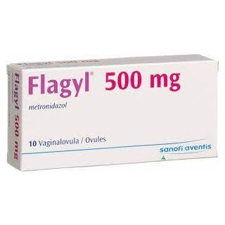 FLAGYL 500 MG TABLET 14P