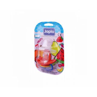 JAPLO BABY SOOTHER / PACIFIER WITH COVER +3 MONTHS CHERRY FRUITTY FT 27
