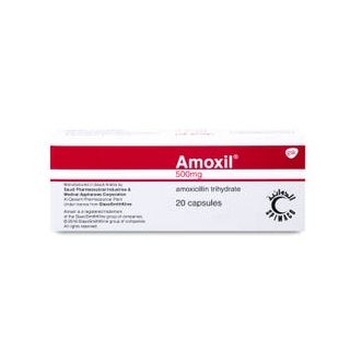 AMOXIL 500 MG CAPSULE 20P