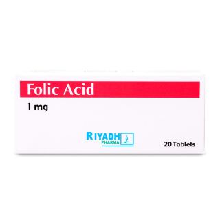 FOLIC-ACID 1 MG TABLET 20P