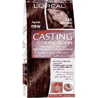 Loreal Hair Color Casting Creme Gloss No Ammonia Mahogany Light Brown 535