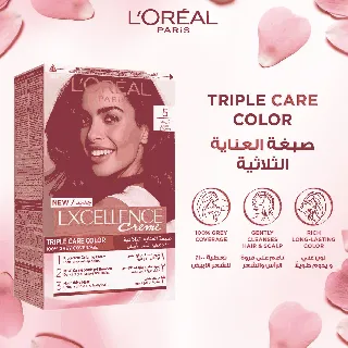 Loreal Hair Color Excellence Mouse Creme Light Brown 5
