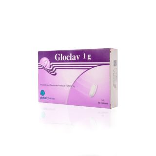 GLOCLAV 1000 MG TABLET 14P