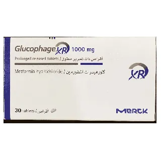 GLUCOPHAGE 1000 MG TABLET 30P