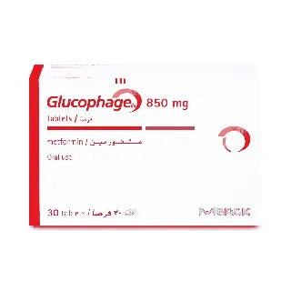 GLUCOPHAGE 850 MG TABLET 30P