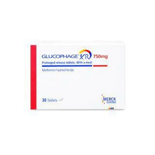 GLUCOPHAGE XR 750MG TABLETS 30P