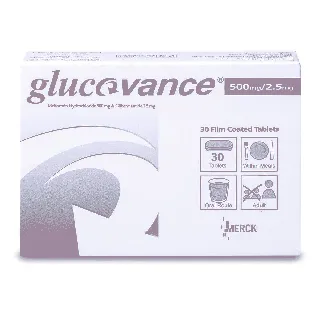 GLUCOVANCE 500/2.5 MG TABLET 30P