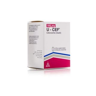 U CEF 500 MG TABLET 10P