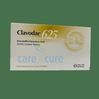 CLAVODAR 625 MG TABLET 20P