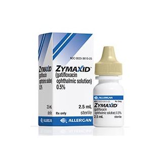 ZYMAXID 0.5% EYE DROP 2.5 ML CAN