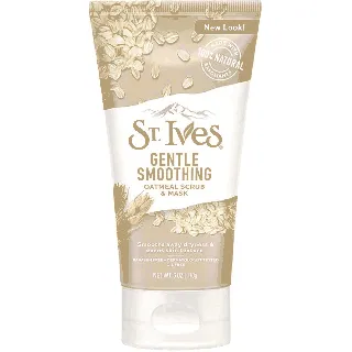 St Ives Gentle Smoothing Face Scrub And Mask Oatmeal 170 Ml