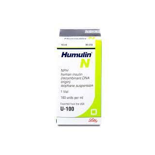 HUMULIN-N 100 IU VIAL 10 ML REF