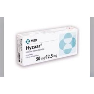 HYZAAR 50/12.5 MG TABLET 28P
