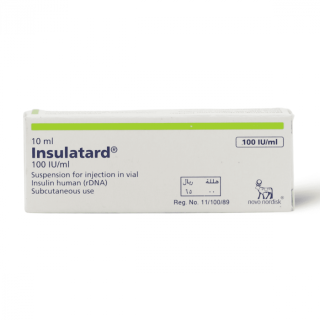 INSULATARD 100 IU VIAL 10 ML REF