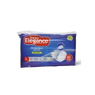 SANITA ELIGANCE ADULT DIAPER CLOUT LARGE 18 X 4 C