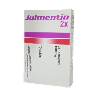 JULMENTIN-2X 1 GM TABLET 15P