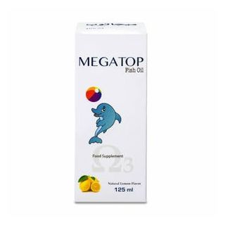MEGA TOP OMEGA 3 LEMON SYP 125ML